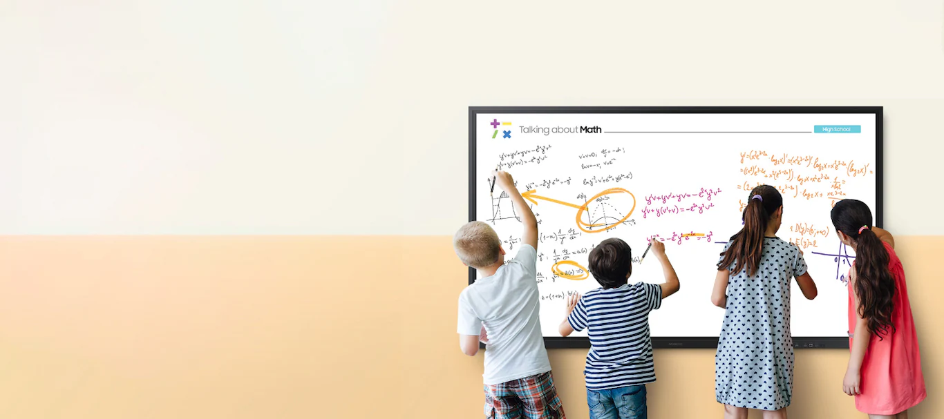 Google Classroom Learning Management System (LMS) with our BC7200 Interactive Smartboard